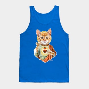 Jesus cat Tank Top